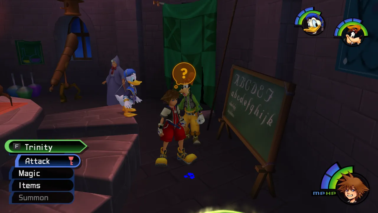 Traverse Town Magician's Study Blue Trinity